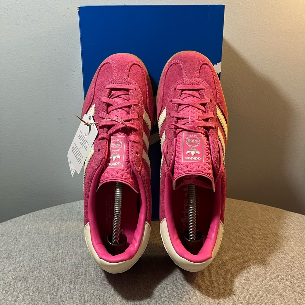 Adidas Gazelle Indoor Pink White Gum Size Women's Shoe Size 7 JR1356​​ - Picture 8 of 11
